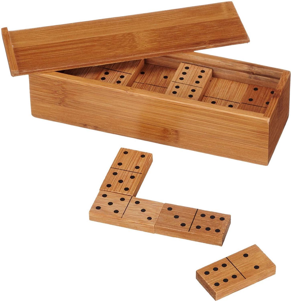 Domino Philos, double 6, bambou