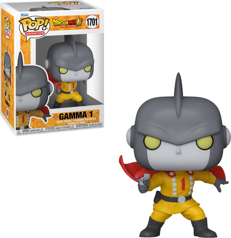 Funko dragon ball super - figurine en vinyle super héros gamma 1 1701 pop ! multicolore