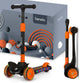 Trottinette enfant Lionelo Timmy - draisienne pour enfant - à partir de 3 ans - jusqu'à 50kg - réglable - roues LED - plateforme antidérapante - guidon rabattable - éclairage dans le passage de roue - aucun assemblage nécessaire