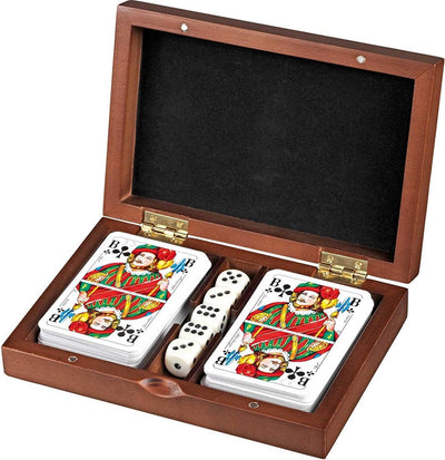 Philos rommã©, jeu de cartes à jouer avec jeu de dés (5 pièces)