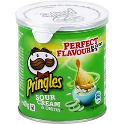 Pringles oignon crème sure (12x 40gr)
