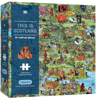 Gibsons - c'est l'Écosse (par Hartwig Braun) - 1000 pièces 68×49cm (l×h) - puzzle pour adultes