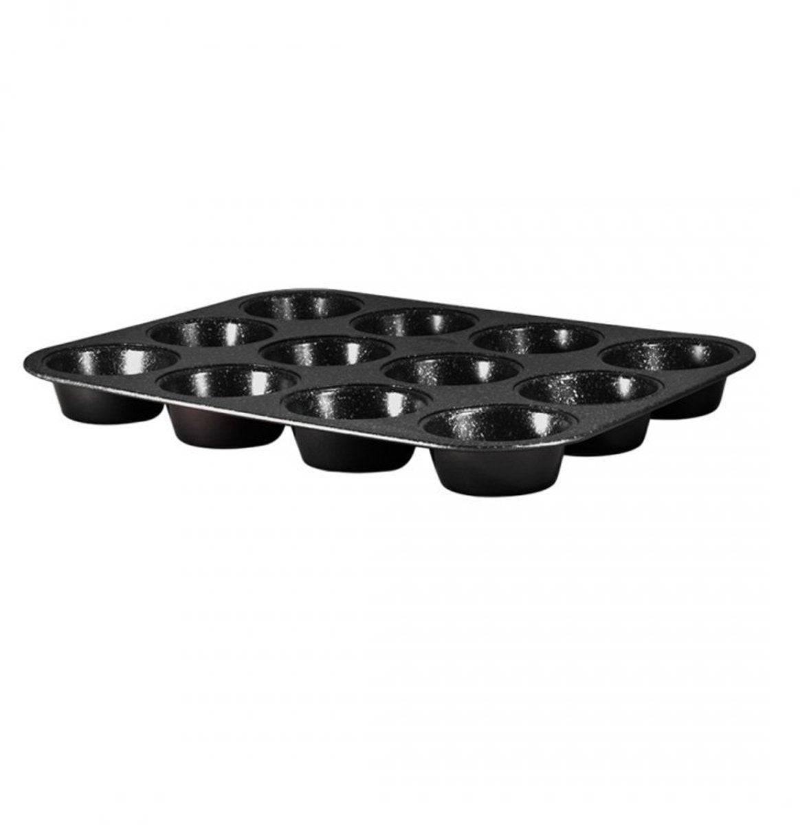 Collection Berlinger Haus Black Rose - Moule à muffins - 12 muffins - Revêtement en granit
