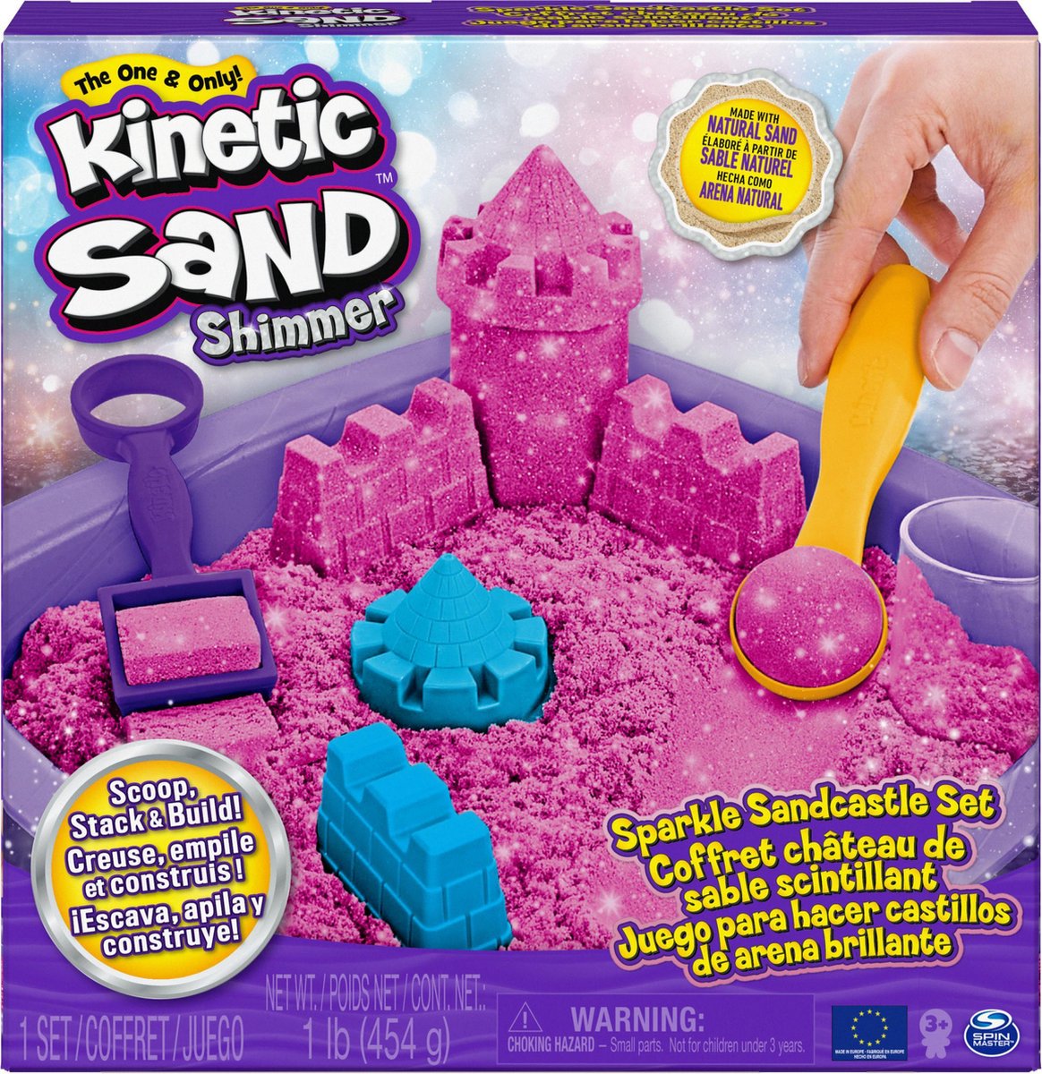 Spinmaster cinétique sable étincelant rose