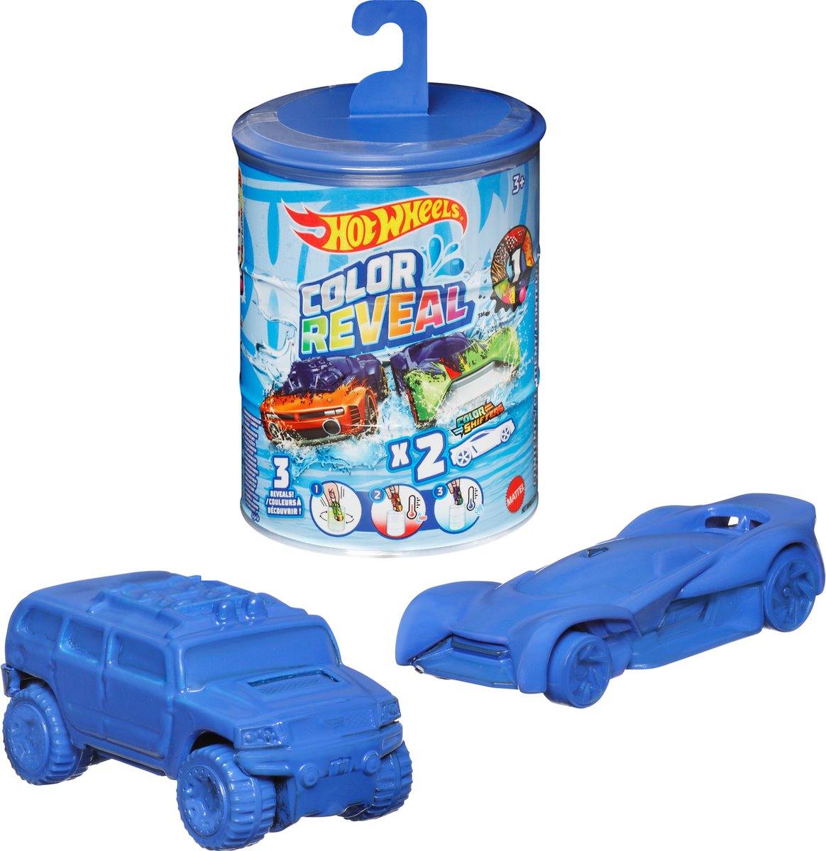 Hot Wheels Color Reveal - Véhicules jouets - Ensemble de 2 voitures différentes
