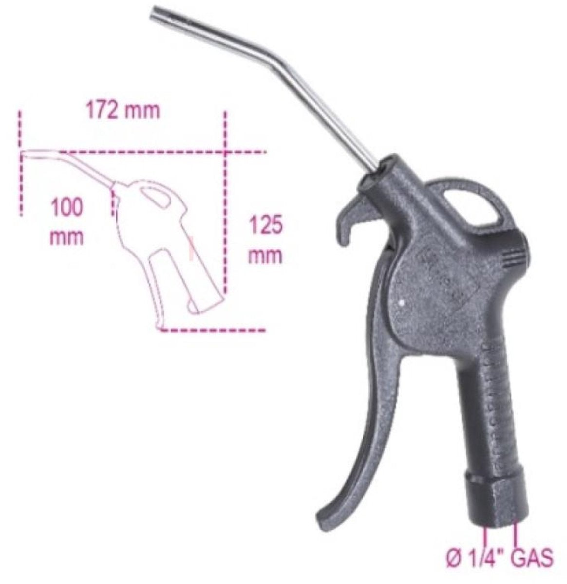 Beta 1949f Blaaspistool progressif Max. 10 bar