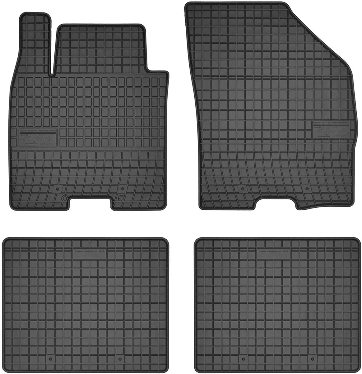 Tapis en caoutchouc Frogum suzuki baleno 2016-présent -