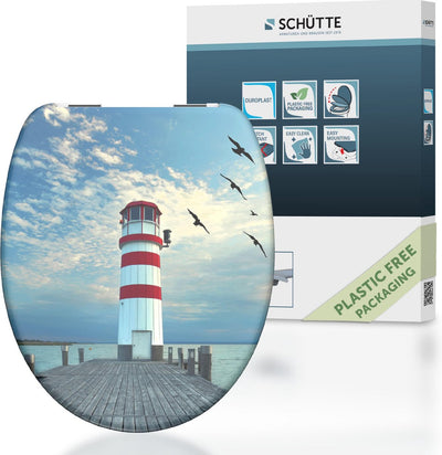 Schütte Schütte Toilet Seat avec un phare de fermeture doux