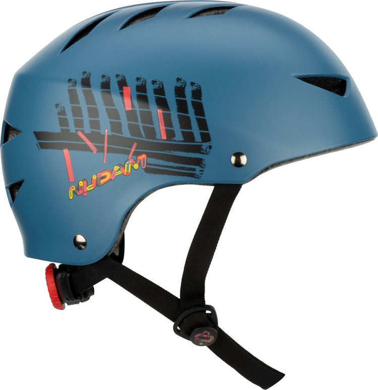 Casque de skate Nijdam - trottoir sentinelle - bleu noir - l