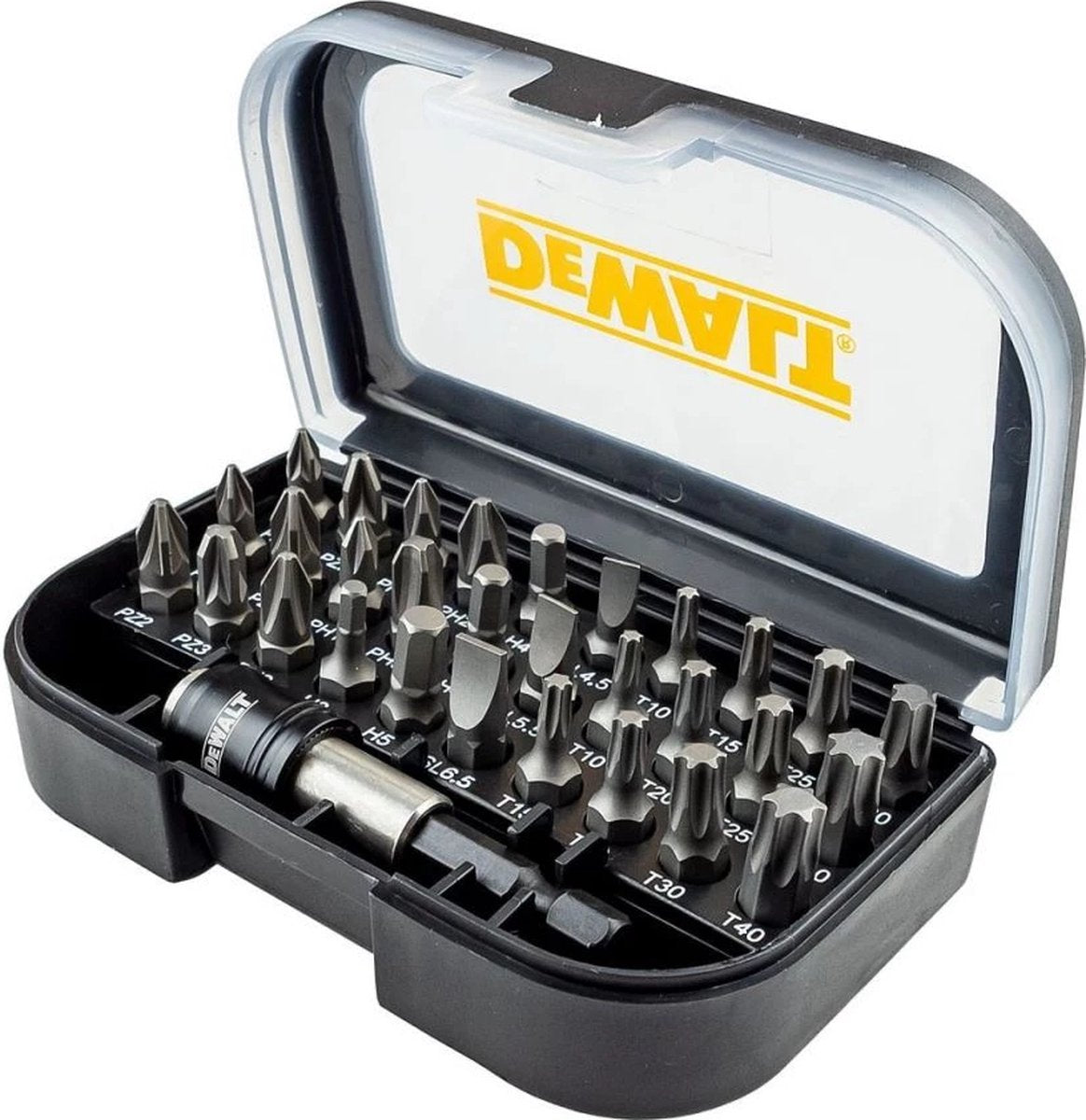 Dewalt dt7944s jeu d'embouts en cassette 31 pièces