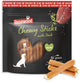 Bâtonnets à mâcher en bois de rose pour chien, canard moyen - bâtonnets à mâcher en peau de vache - pack économique 500 g - sans céréales - sans additifs artificiels