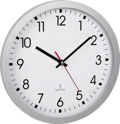 Tfa dostmann 60.3522.02 horloge murale radiocommandée 30 cm x 43 mm argent