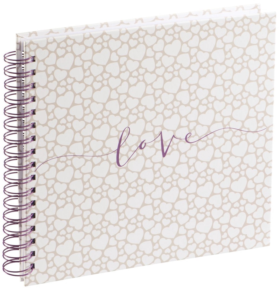Hama album spirale romance, 28x24 cm, 40 pages blanches