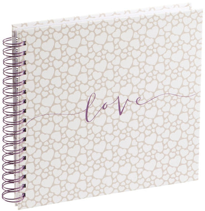 Hama album spirale romance, 28x24 cm, 40 pages blanches