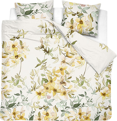 Cendrillon - merveille - housse de couette - coton - 200x200 220 cm + 2 taies d'oreiller 60x70 - jaune