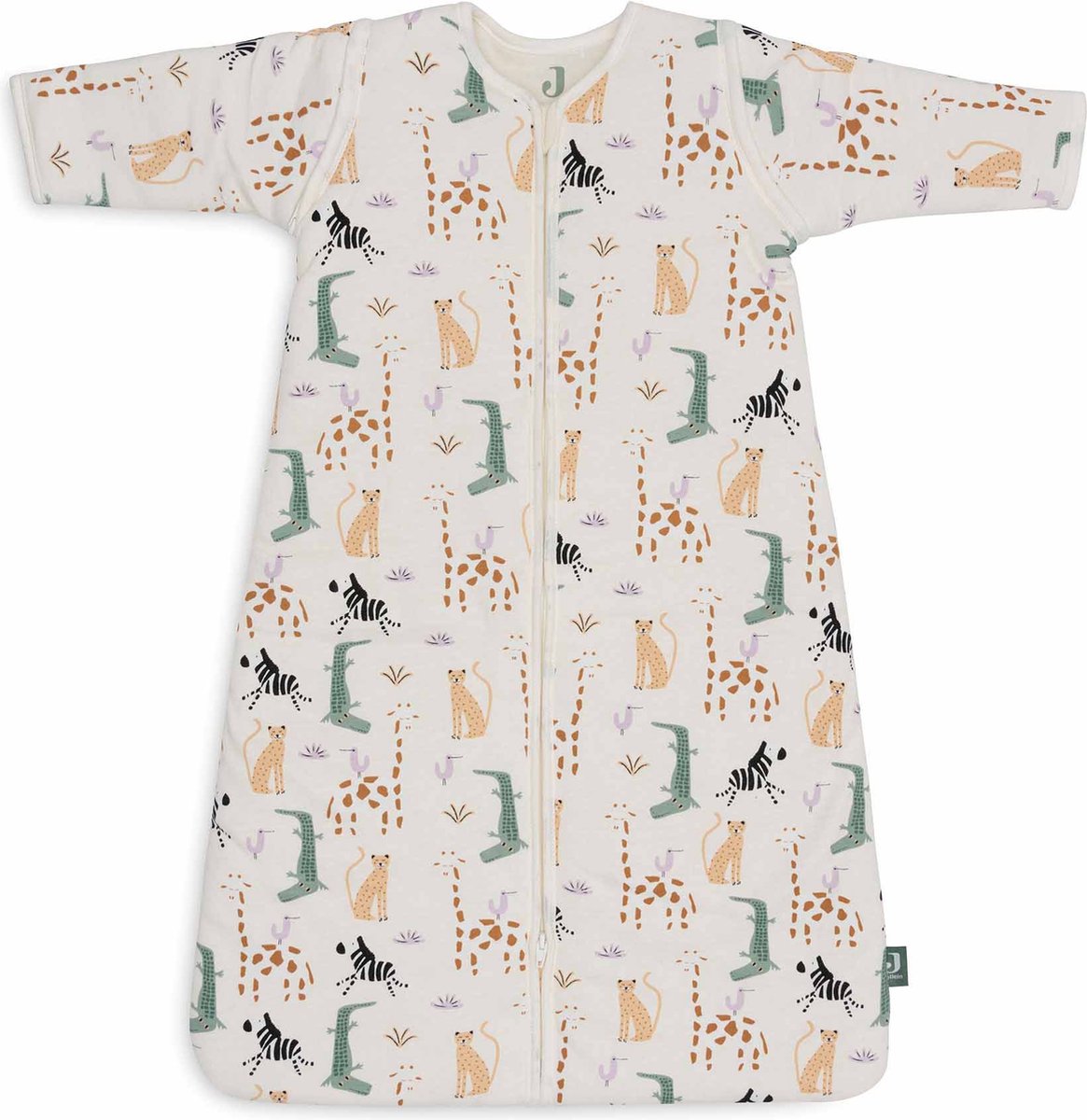 Jollein gigoteuse hiver avec manche zippée 110cm - jungle jambo - gigoteuse d'hiver