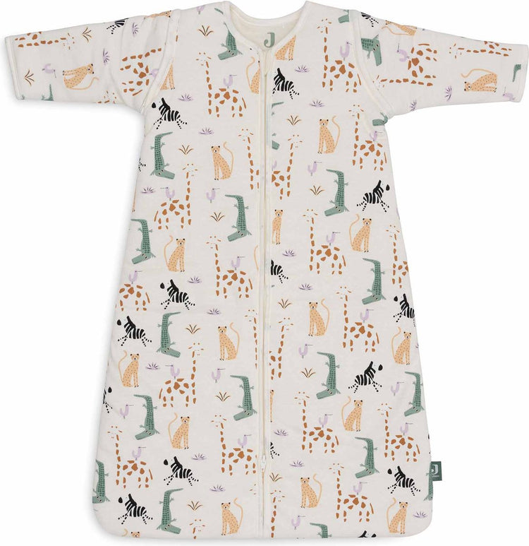 Jollein gigoteuse hiver avec manche zippée 110cm - jungle jambo - gigoteuse d'hiver