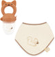 Kaloo grignoti - coffret cadeau bébé - bavoir - sablier