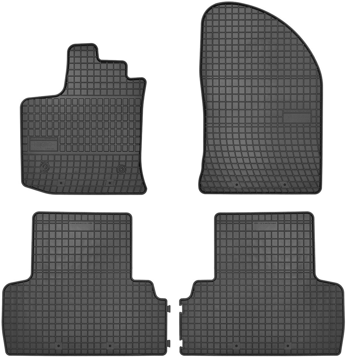 Tapis en caoutchouc Frogum Dacia Lodgy 2012-présent -