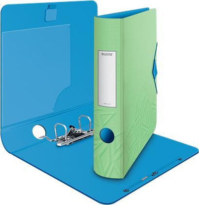 Classeur Leitz 180° active urban chic pp pour 350 feuilles - dossier pour documents A4 - largeur de dos de 65 mm - vert