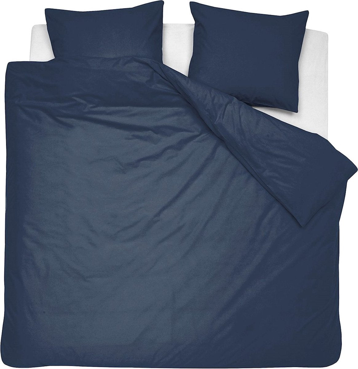 Housse de couette week-end Cendrillon - double - coton - 200x200 220 cm - marine