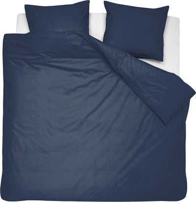 Housse de couette week-end Cendrillon - double - coton - 200x200 220 cm - marine