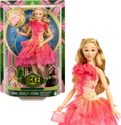 Wicked Glinda - avec robe courte rose - poupée mannequin