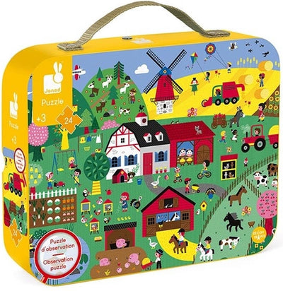 Janod - puzzle de recherche - la ferme