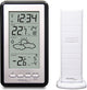 Technoline ws 9130 - station météo - station de table ou murale - température intérieure et extérieure - affichage de l'heure radio-piloté - alarme - snooze - argent - noir