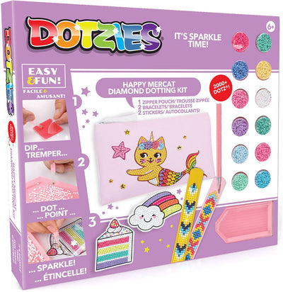Ensemble d'artisanat créatif Diamond dotz® Diamond Dotz - Ensemble d'activités Dotzies Mercat Diamond.