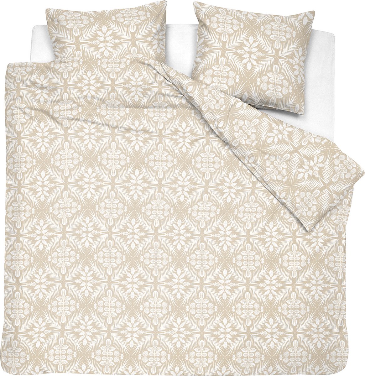Cendrillon - momentum - housse de couette - coton - 240x200 220 cm + 2 taies d'oreiller 60x70 - amande