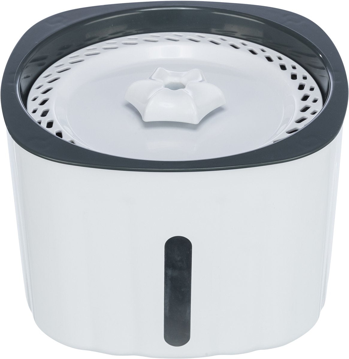 Trixie Boire Fountaine Fleur Plastic White Gris Gris