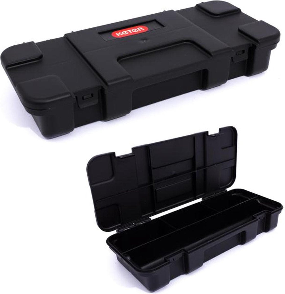 Boîte à outils valise technicien Keter – 48x38x17,5cm - noir rouge