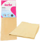 Sorbo chamois naturel xl – 38x59 cm – cuir de mouton véritable – absorption supérieure pour un nettoyage sans traces