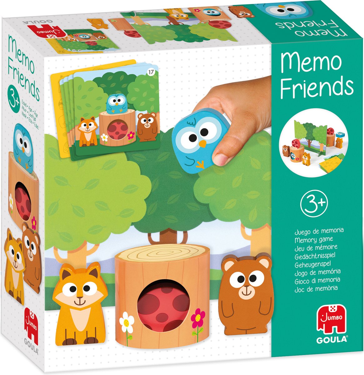 Goula jumbo - - mémo amis - un jeu d'enfant