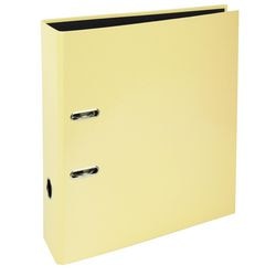 Ordner exacompta aquarelle prem touch a4 80 mm citron 2 anneaux 10 pièces