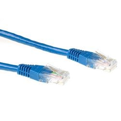 Câble patch UTP Cat6 ACT IB8603 bleu
