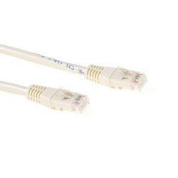 Câble patch U UTP Cat6 Act Ib8420 ivoire