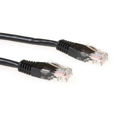 Câble patch Act noir UTP Cat6 de 15 m avec connecteurs RJ45