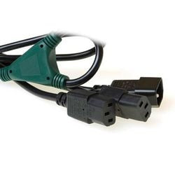 Câble d'alimentation divisé acte ak5052 c14 à 2x c13 1 m