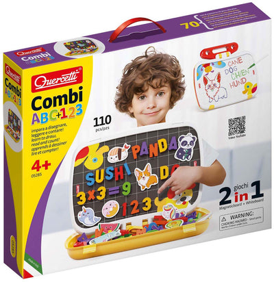 Quercetti Combi Drawing Board et Magnetic Board