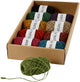 Creativ company chanvre naturel, épaisseur 1-2 mm, différentes couleurs, 10x30 m 1 carton