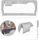 Lionelo hanna – barrière de lit 150x66 cm – pliable à 180° – cadre en aluminium – ceinture sécurisée standsafe – jusqu'à 27 kg – filet aéré – pour matelas jusqu'à 45 cm – certifié SGS – adapté aux voyages – montage facile