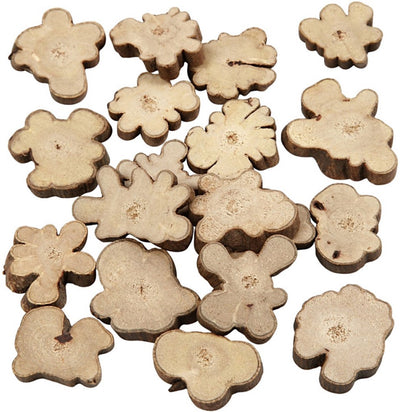 Mélange de bois Creativ company, dimension 15-40 mm, épaisseur 5 mm, 230 gr 1 boîte
