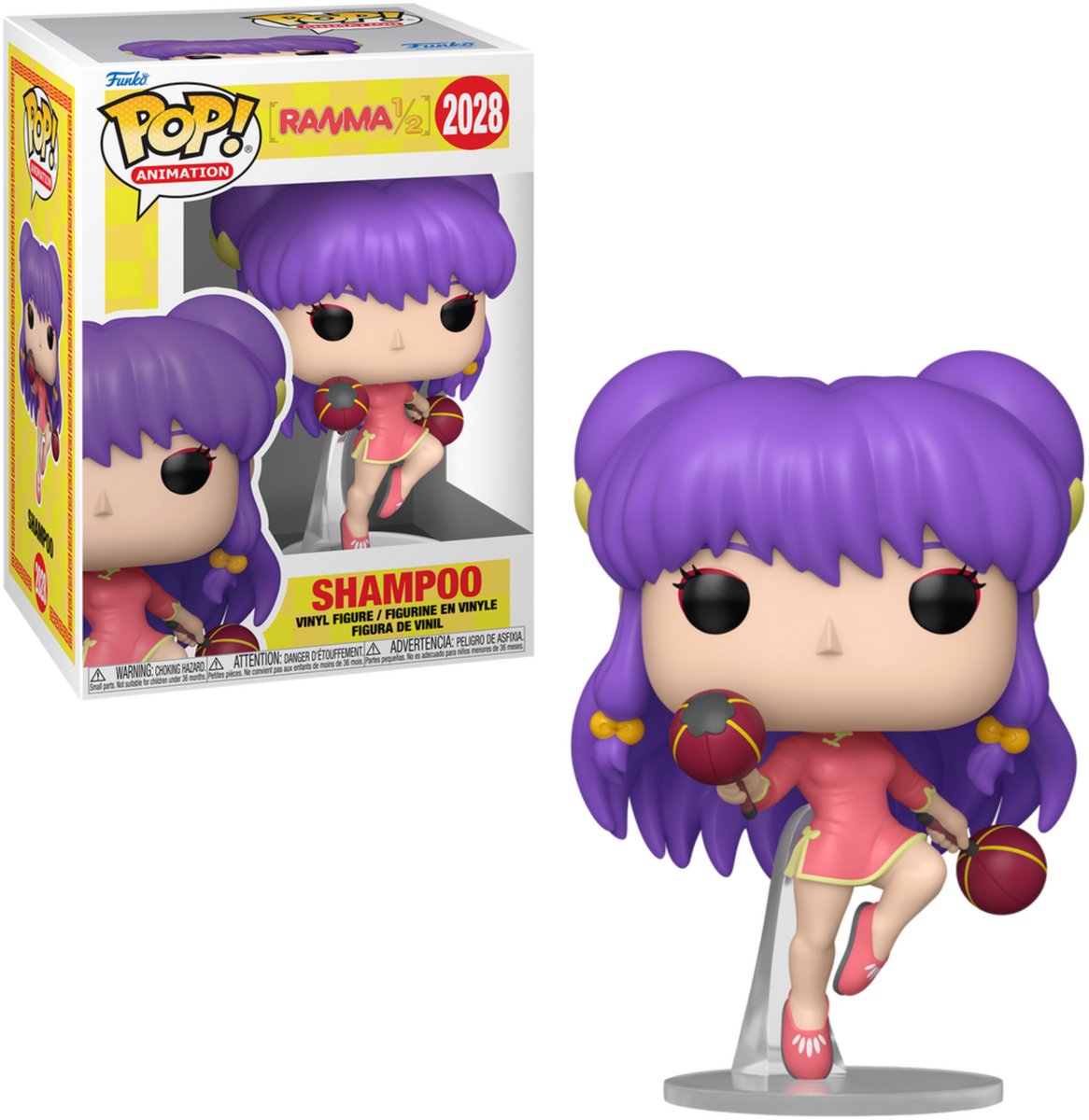 Funko ranma 1 2 shampooing (édition Chase possible !) figurine en vinyle 2028 unisexe pop ! - neutre - standard