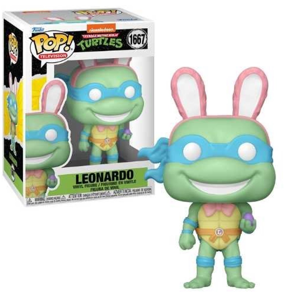 Funko-pop ! Tortues Ninja mutantes adolescentes - Leonardo (Pâques) #1667