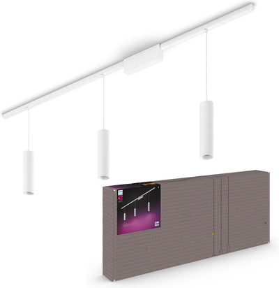 Philips Hue Perifo Straight Basic De plafond (3 lampes suspendues)