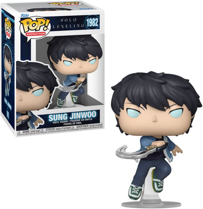Funko solo leveling chanté jinwoo (chase edition möglich) figurine en vinyle 1982 pop unisexe ! - neutre - standard