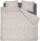 Damai bellezza - housse de couette - satin - 200x200 220 cm - crème + 2 taies d'oreiller 60x70