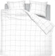 Cendrillon - robyn - housse de couette - satin - 200x200 220 cm - blanc + 2 taies d'oreiller 60x70